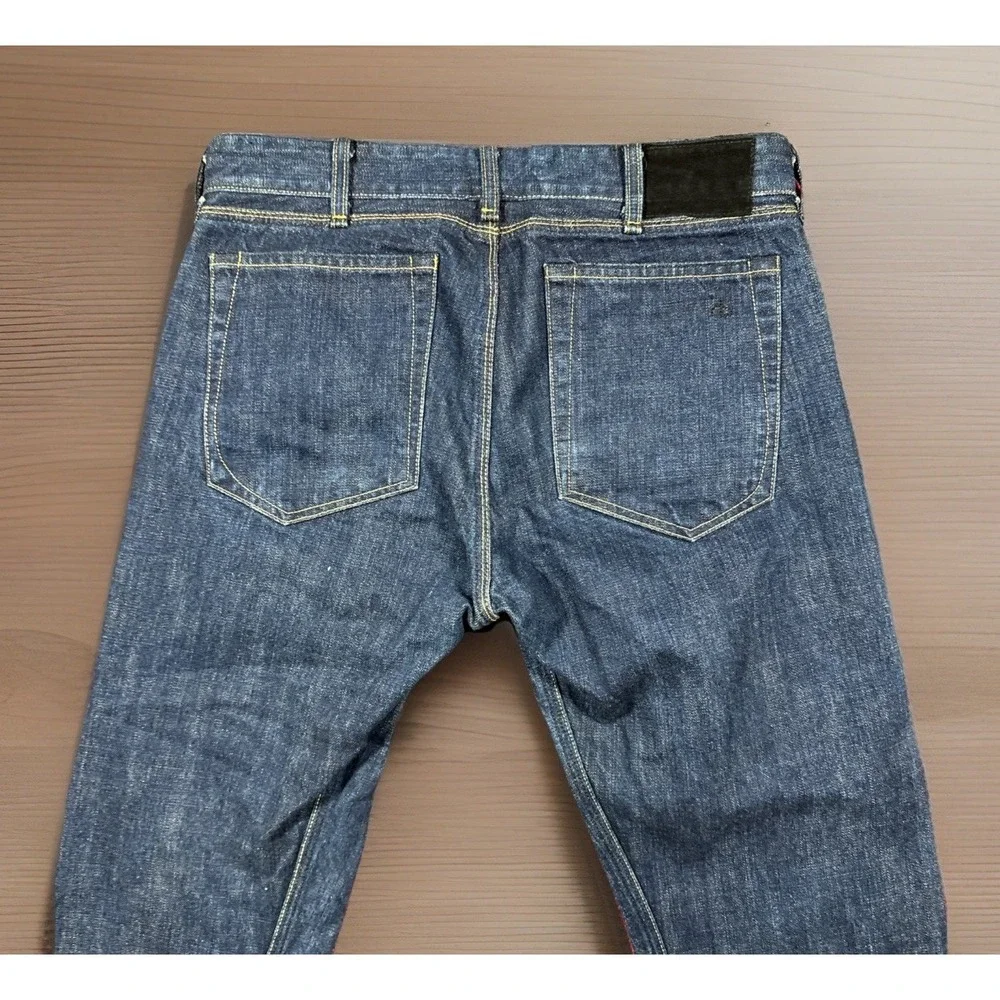 Rag & Bone Men's Archive Slim Straight Made in USA Selvedge Denim-Dark 31/27